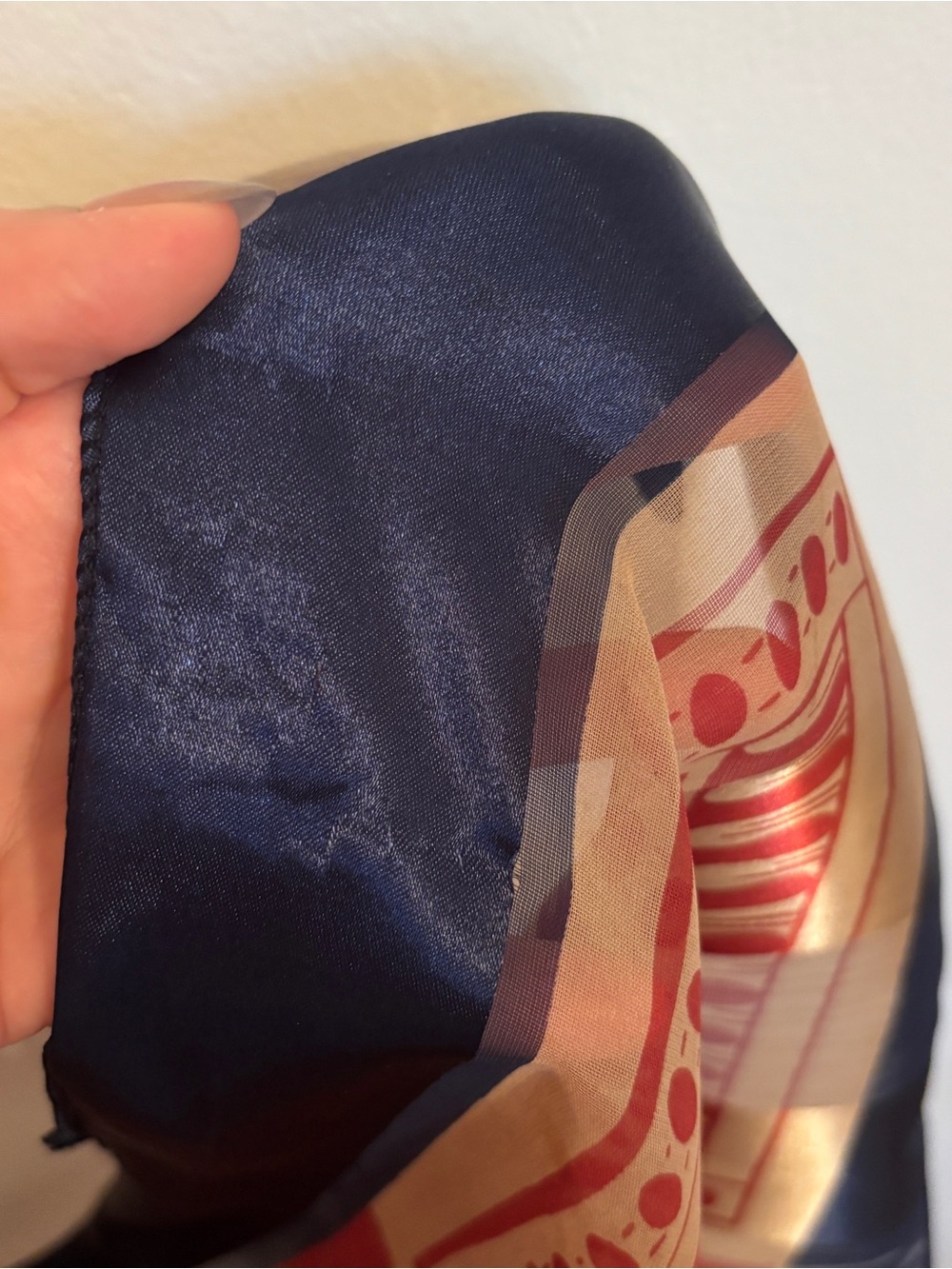 Vintage Chain Print Scarf - Picture 10 of 10
